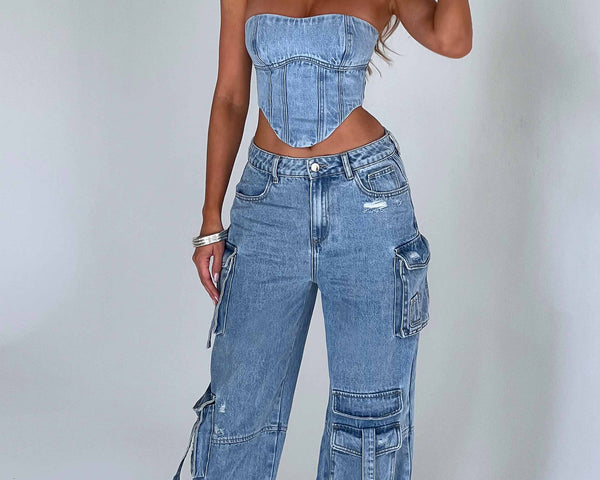 Aria Denim Set