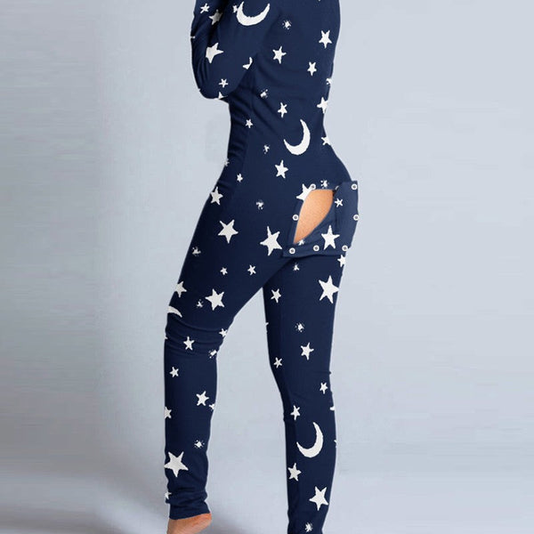 WinterGlow™ – Festlicher Jumpsuit mit Knopfleiste für Frauen