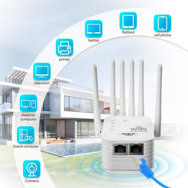 SignalMax™ WLAN-Repeater | Schnelleres & Stabiles Internet im Ganzen Zuhause