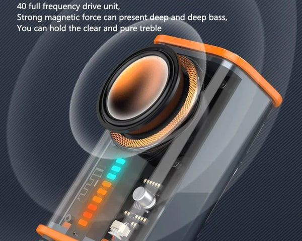 SonicSound™ - Kristallklarer Transparenter Lautsprecher