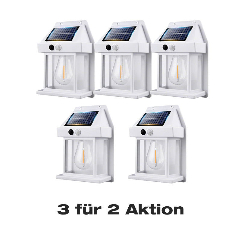 Solvanta™ Solar-Wandleuchte mit Bewegungsmelder | Stilvolle Beleuchtung ohne Kabel