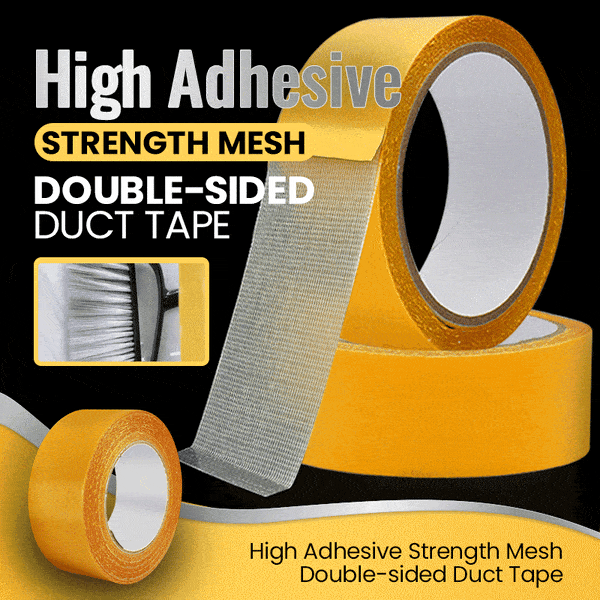 Super Sticky™ | Extra starkes transparentes doppelseitiges Gewebeklebeband