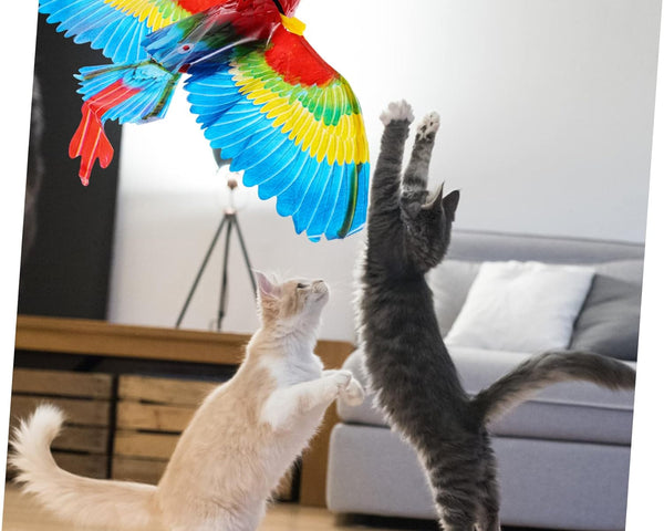 FlutterPaw™ – Der flatternde Vogel, der Katzen zum Spielen bringt!