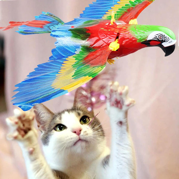 FlutterPaw™ – Der flatternde Vogel, der Katzen zum Spielen bringt!
