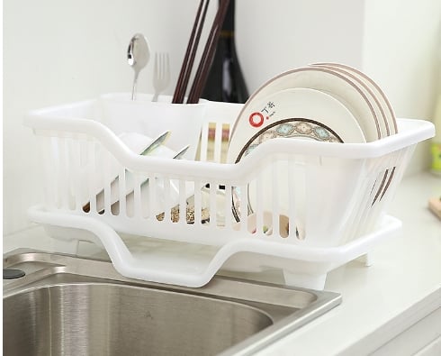 DishRack - Doppellagiges Geschirr-Trockengestell für die Küche [Letzter Tag Rabatt]