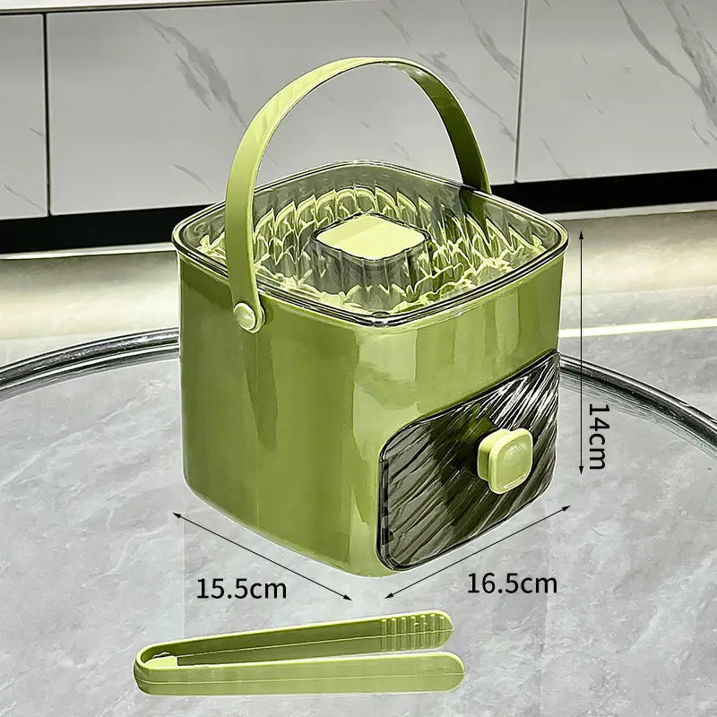 IceNest™ | 48er Eiswürfelform mit Vorratsbox & Push-Release-System