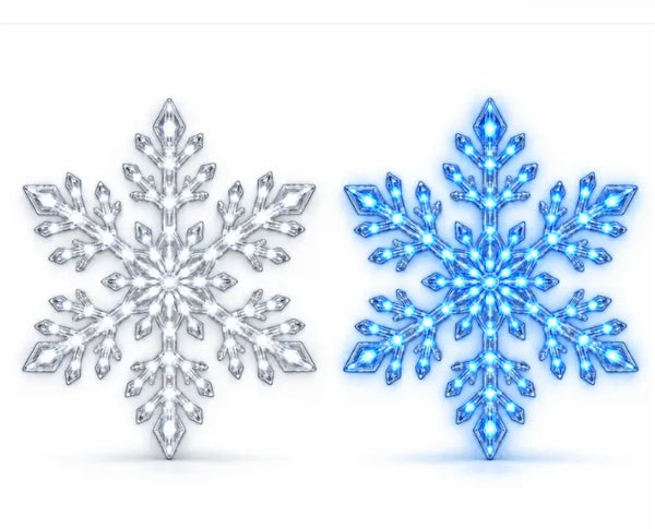 FrostGlow™ 3D Schneeflocken-Wandlichter | Magischer Weihnachtsglanz & stilvolle Winterdeko