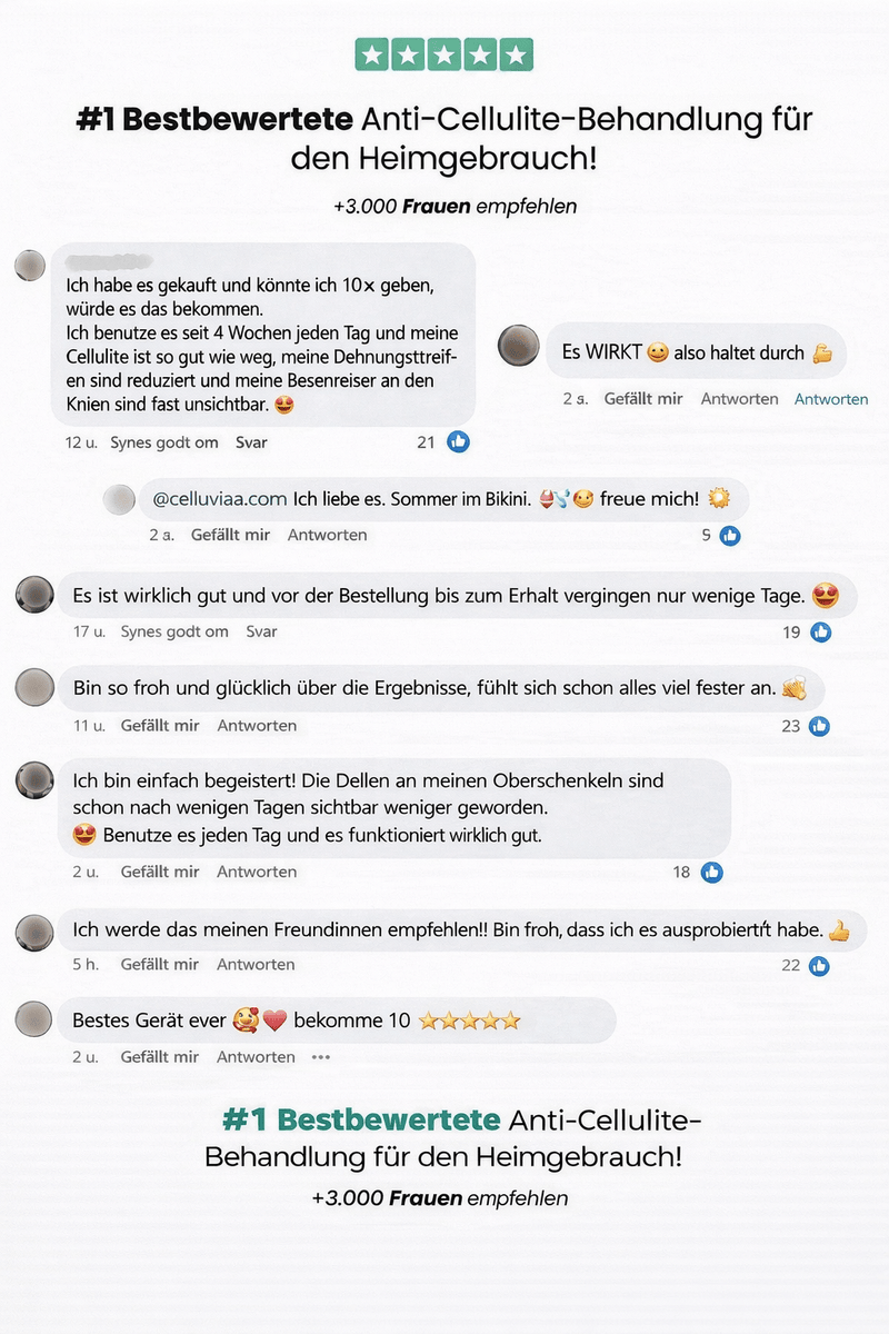 50% Rabatt | Vacumify Cellulite-Stop™ | Glattere & straffere Haut in nur 14 Tagen – von Zuhause aus!