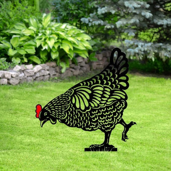 50% RABATT | HappyChicken - Hühner-Gartendekoration - Satz von 5 [Letzter Tag Rabatt]