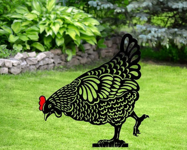 50% RABATT | HappyChicken - Hühner-Gartendekoration - Satz von 5 [Letzter Tag Rabatt]