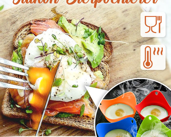 2+2 GRATIS | EasyPoach - Einfach Silikon-Eierpochierer [Letzter Tag Rabatt]