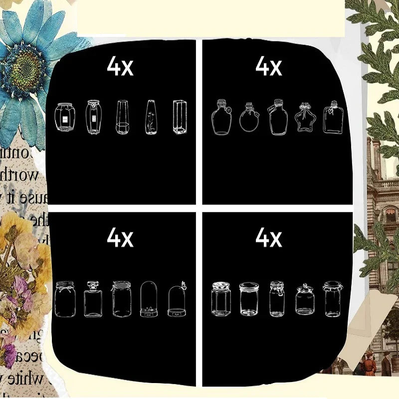 EasyMarks™ | Lesezeichen für getrocknete Blumen, Fotos oder Notizen (80er Set)