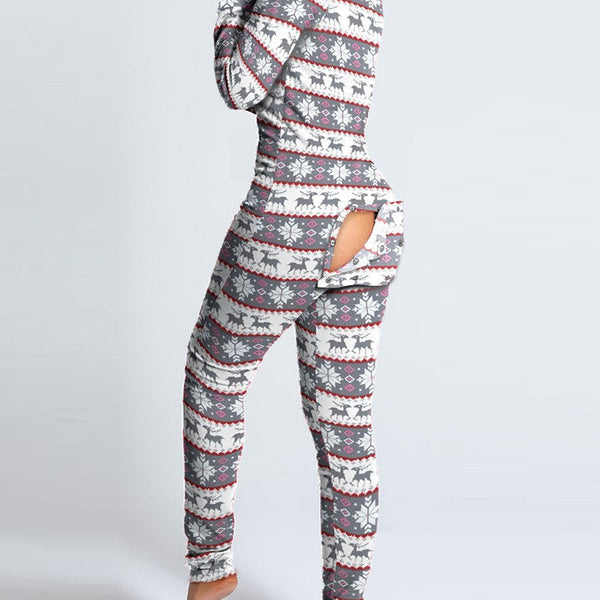 WinterGlow™ – Festlicher Jumpsuit mit Knopfleiste für Frauen