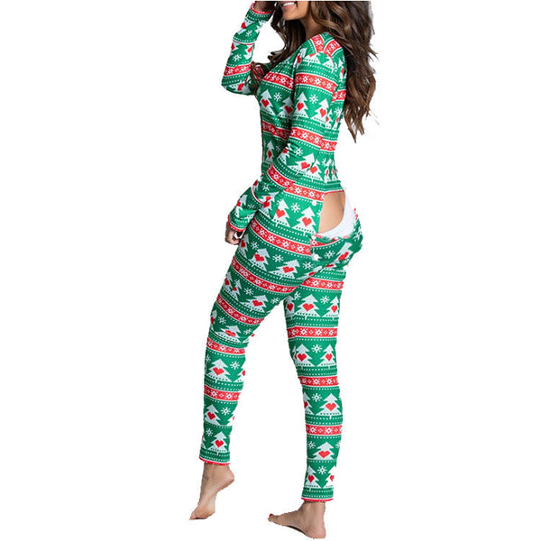 WinterGlow™ – Festlicher Jumpsuit mit Knopfleiste für Frauen