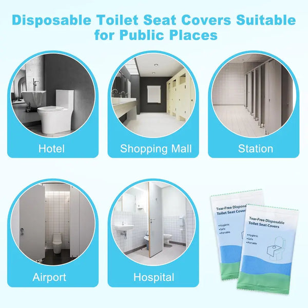 HygiSeat™ | Hygienische Einweg-Toilettensitzauflagen für unterwegs