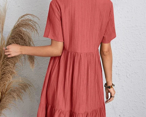 Lumie™ | Elegantes Retro Kleid mit V-Ausschnitt