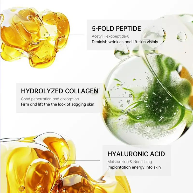 🔥 50% RABATT | SkinLift™ Straffende Kollagencreme mit 5-Rollen-Massagekopf