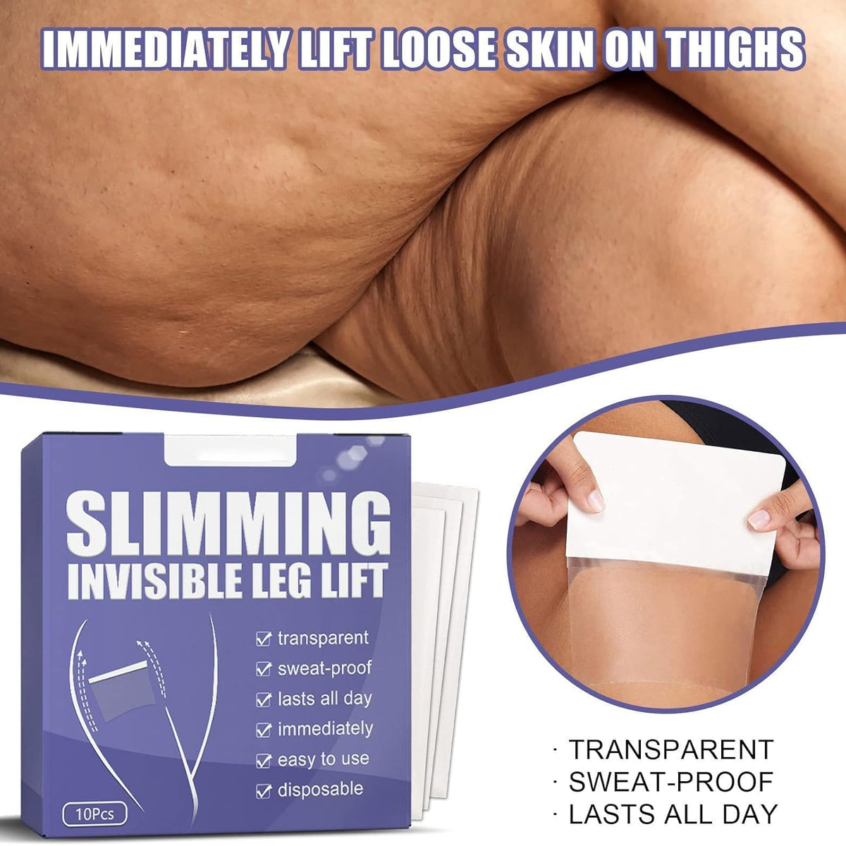 1+1 Gratis | Invisible Lift Patches™ | Sofort glättend, straffend und strahlend unter jedem Outfit