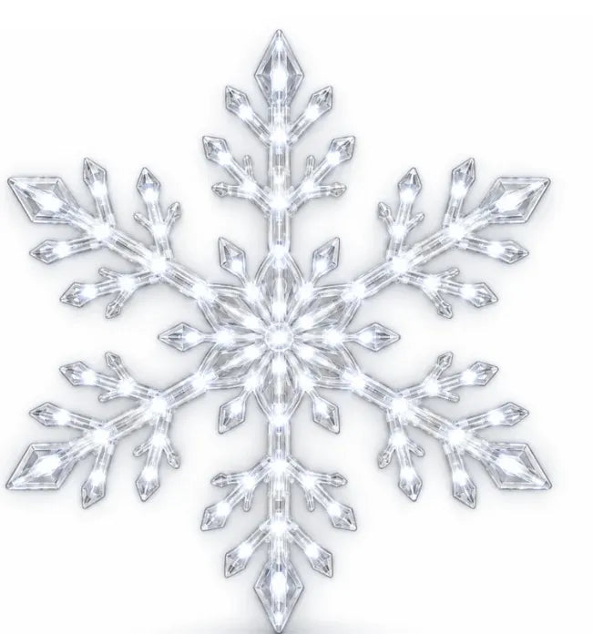 FrostGlow™ 3D Schneeflocken-Wandlichter | Magischer Weihnachtsglanz & stilvolle Winterdeko
