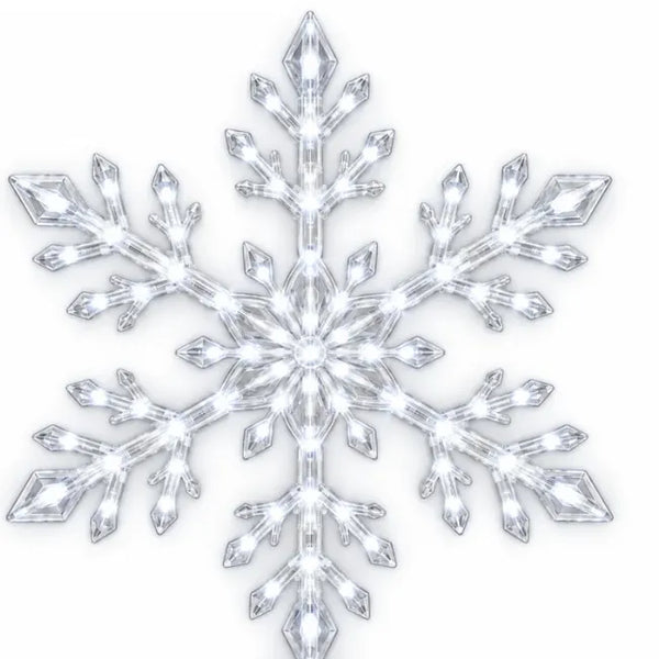 FrostGlow™ 3D Schneeflocken-Wandlichter | Magischer Weihnachtsglanz & stilvolle Winterdeko