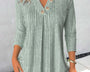 Anais™ Einfarbige grüne Bluse
