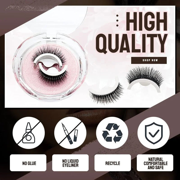 AufgeklebteWimpern™ Wiederverwendbare selbstklebende Wimpern (1+1 gratis)