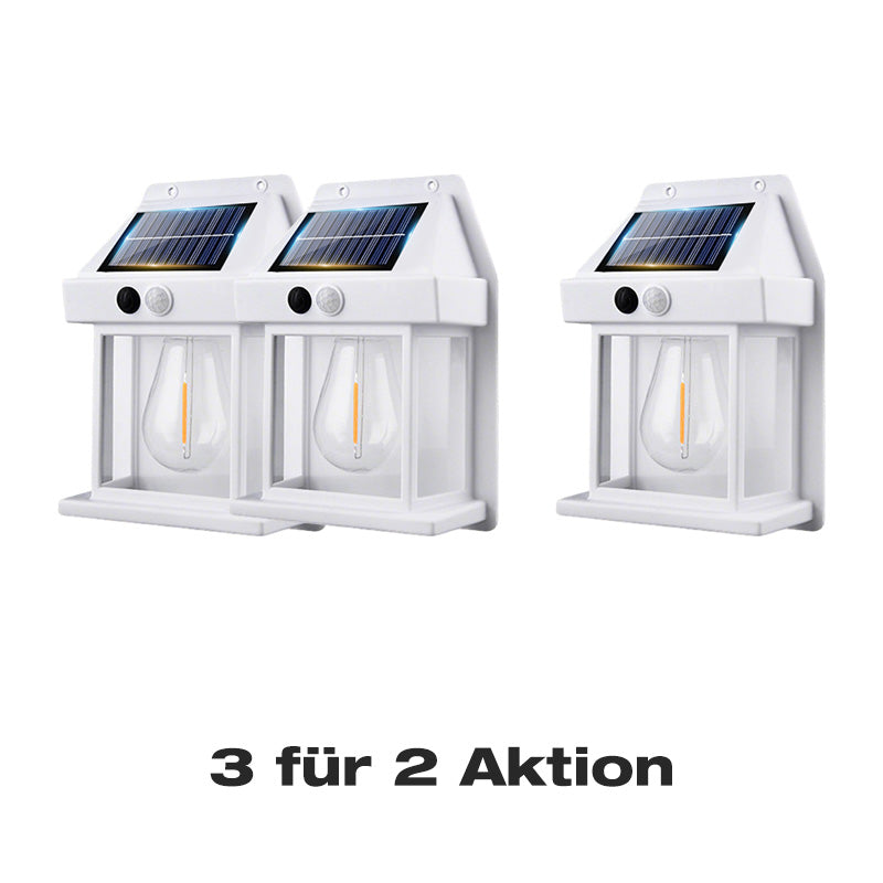Solvanta™ Solar-Wandleuchte mit Bewegungsmelder | Stilvolle Beleuchtung ohne Kabel