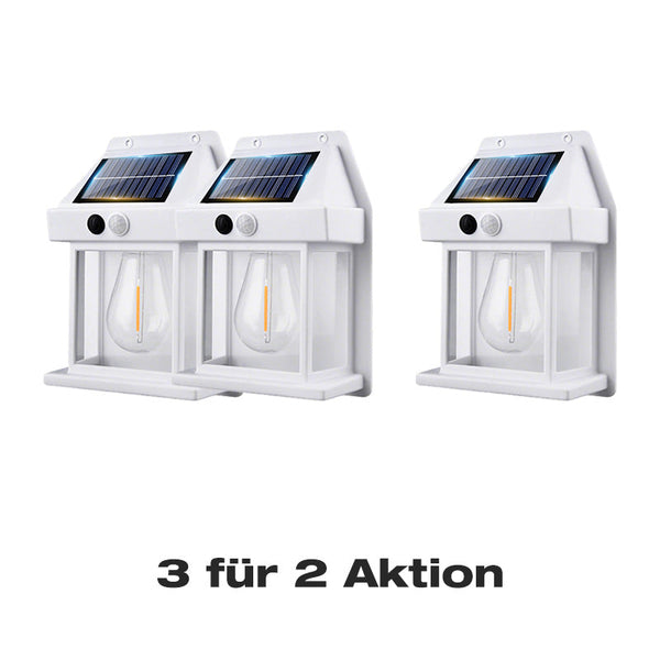 Solvanta™ Solar-Wandleuchte mit Bewegungsmelder | Stilvolle Beleuchtung ohne Kabel