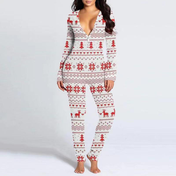 WinterGlow™ – Festlicher Jumpsuit mit Knopfleiste für Frauen