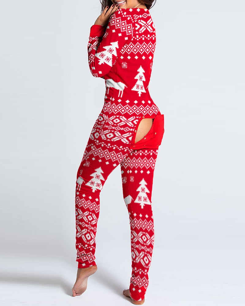 WinterGlow™ – Festlicher Jumpsuit mit Knopfleiste für Frauen