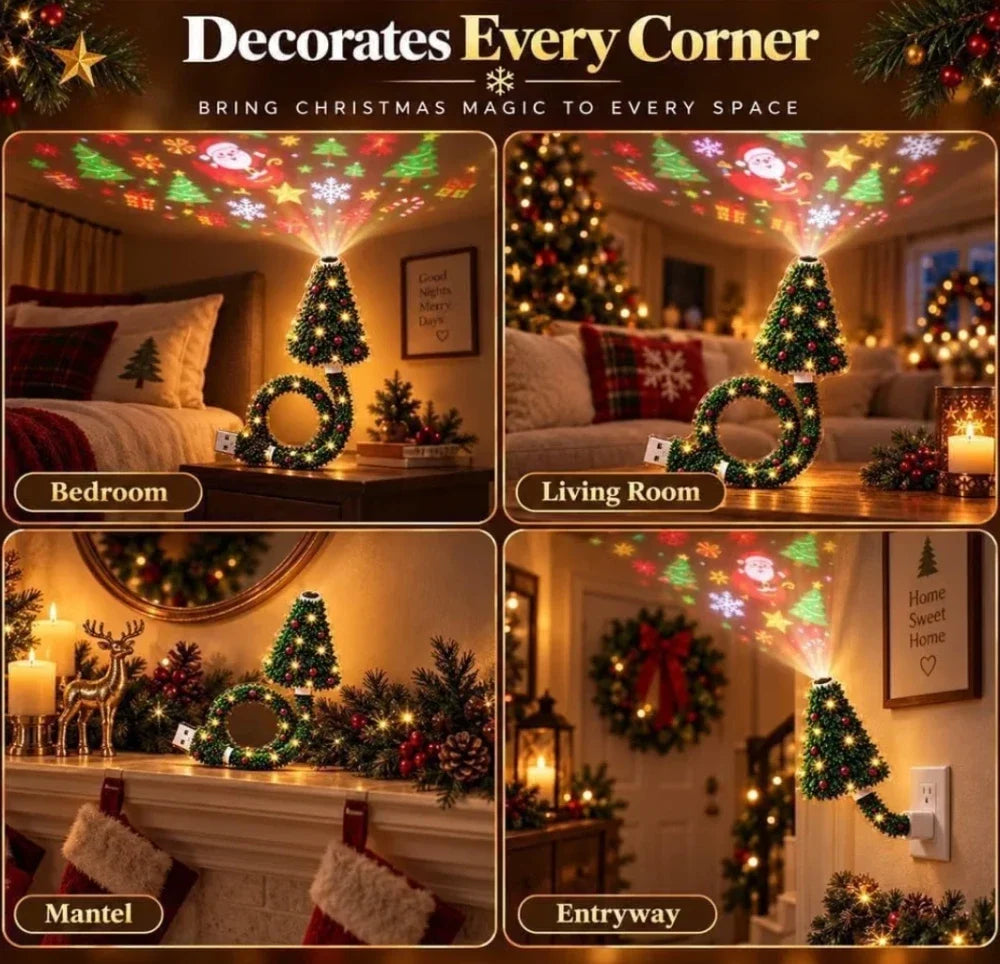 WinterBeam™ Weihnachts-Projektor | Magischer Lichterzauber für Decke & Zuhause