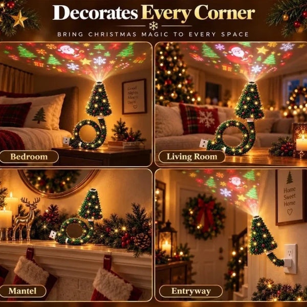 WinterBeam™ Weihnachts-Projektor | Magischer Lichterzauber für Decke & Zuhause