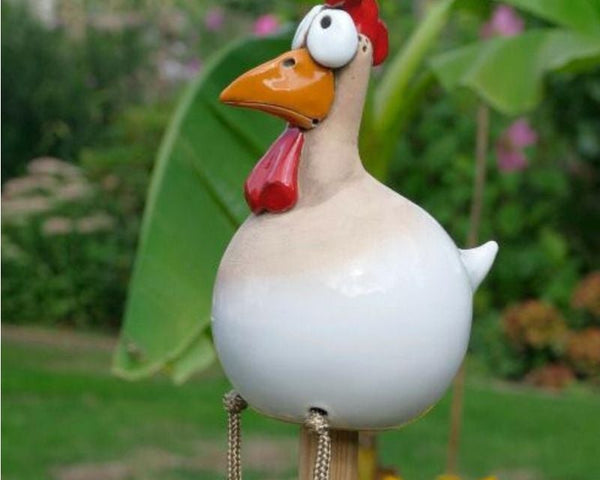 GardenCluck – Lustige Hühnerdekoration für Haus & Garten