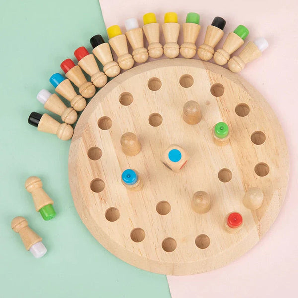 WoodMemory™ – Klassisches Memory-Spiel aus Holz für die ganze Familie