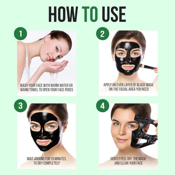 PureGlow - Mitesser entfernende Gesichtsmaske | 1+1 GRATIS