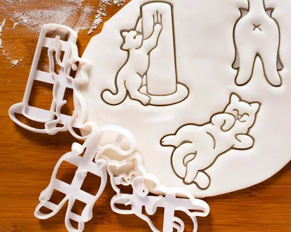 PurrfectBake - Niedliche Katze Keksform DIY Backen Dekoration Werkzeug [Letzter Tag Rabatt]