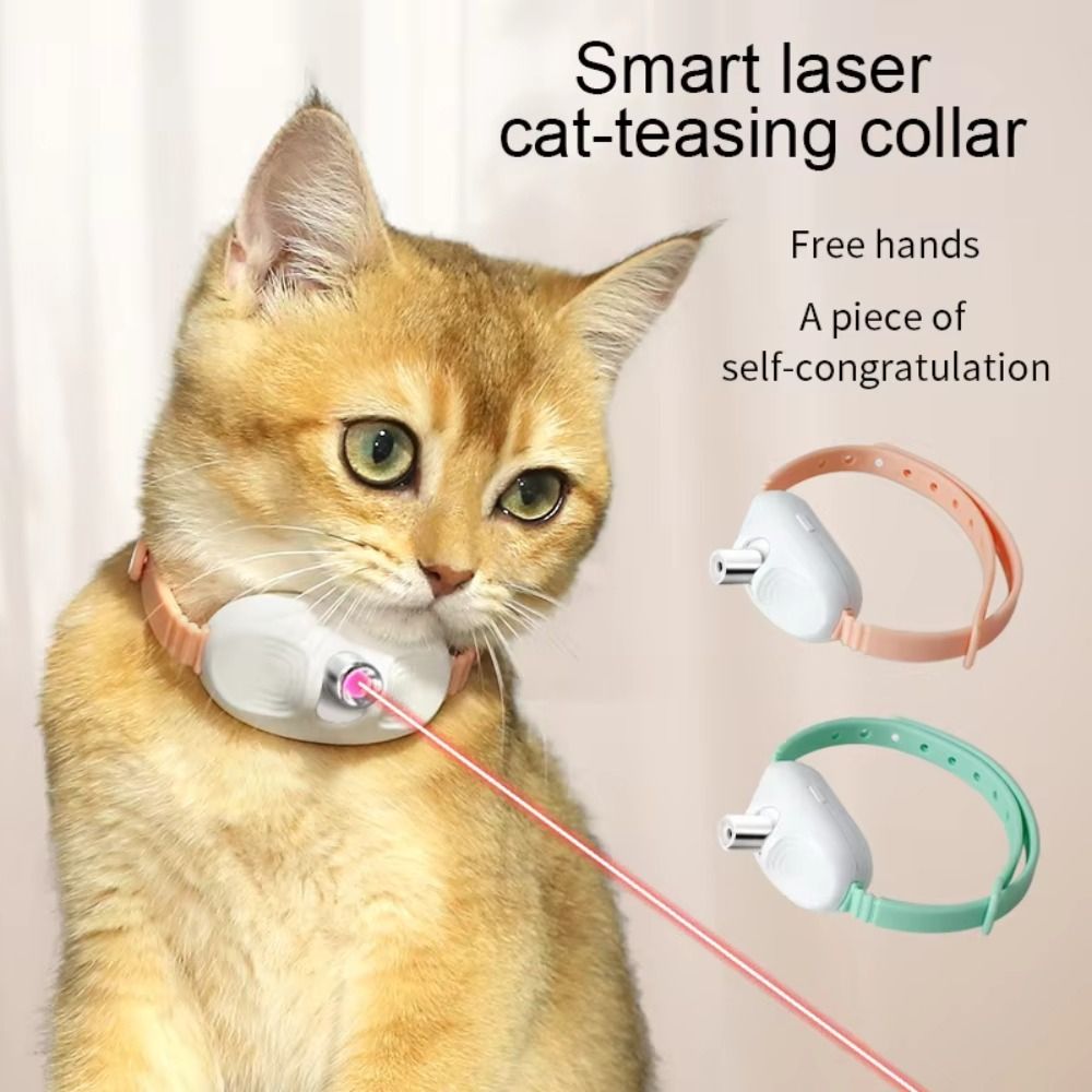 FurryFlash - Katze Halsband Laser Licht Spielzeug – Endloser Spaß für Ihre Katze