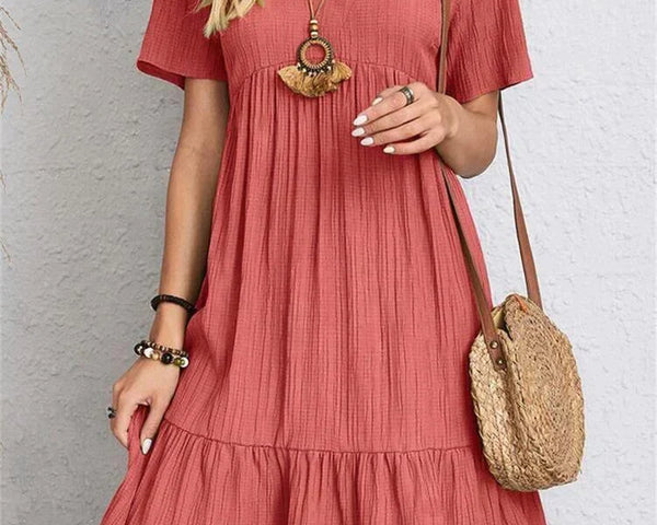 Lumie™ | Elegantes Retro Kleid mit V-Ausschnitt