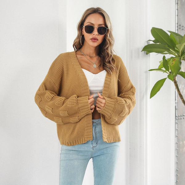 Ana™ Strickjacke mit Puffärmeln