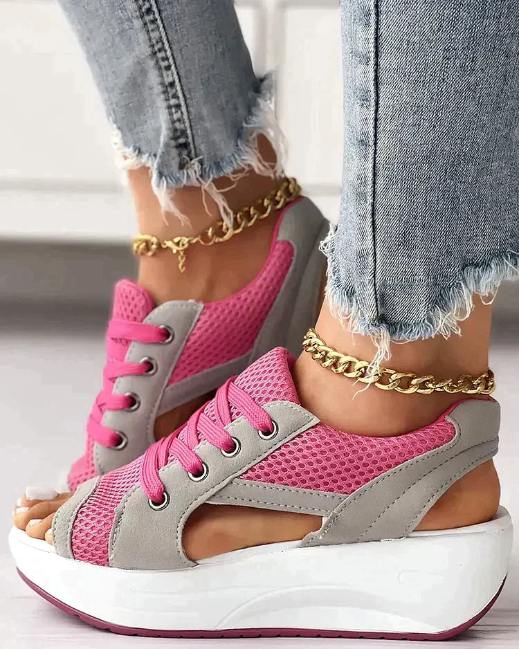 Mila™ Schnür-Muffin-Sandalen (50% RABATT)