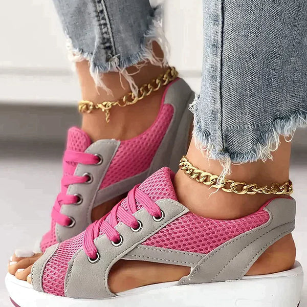 Mila™ Schnür-Muffin-Sandalen (50% RABATT)