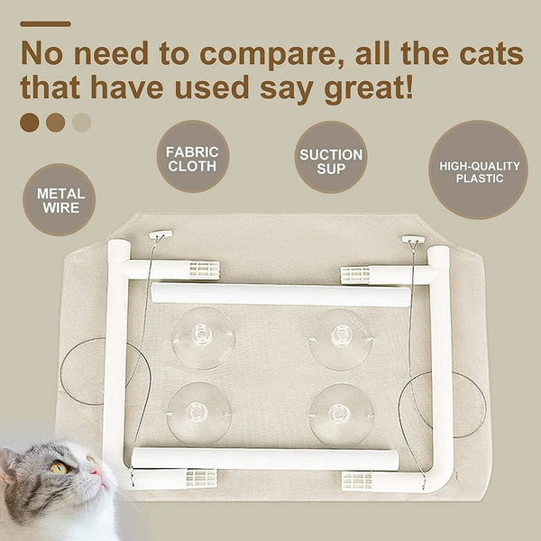 CatsHeaven - Faltbare Hängematte für Katzen [Letzter Tag Rabatt]