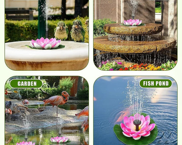 SunFlow – Magischer Solarspringbrunnen für deinen Garten