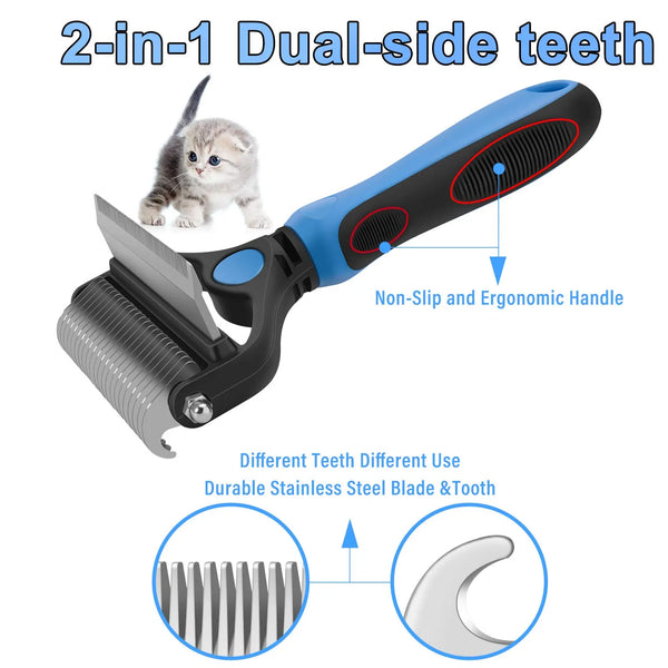 🔥 1+1 GRATIS 🎁 Professionelles Enthaarungs-Tool für Hunde & Katzen