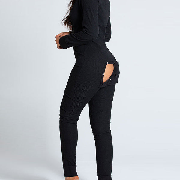 WinterGlow™ – Festlicher Jumpsuit mit Knopfleiste für Frauen