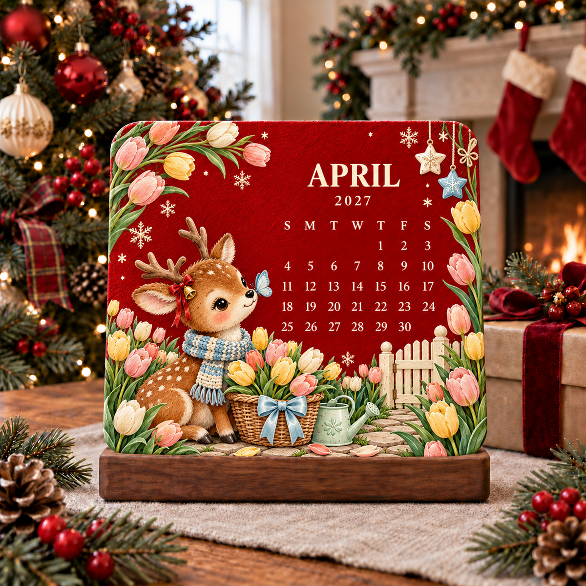 Floravera™ Pflanzbarer Dauerkalender 2027 | 12 Monate voller Blüten