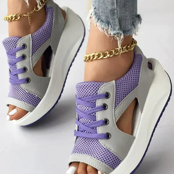 Mila™ Schnür-Muffin-Sandalen (50% RABATT)