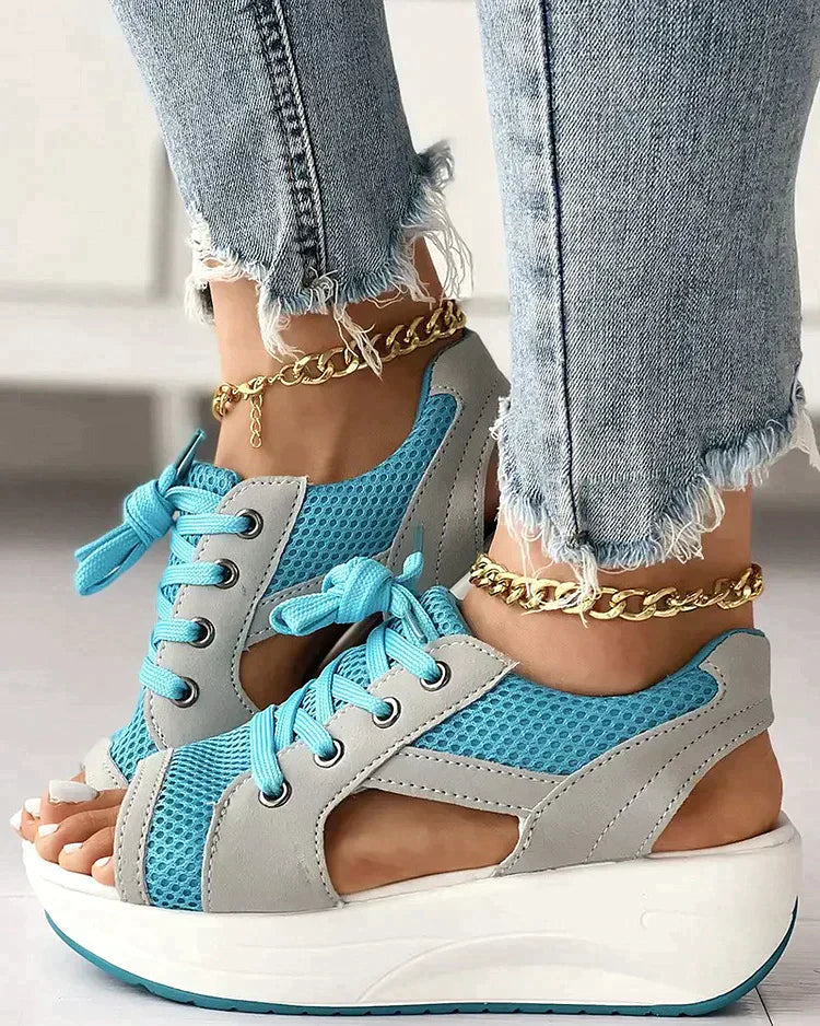 Mila™ Schnür-Muffin-Sandalen (50% RABATT)