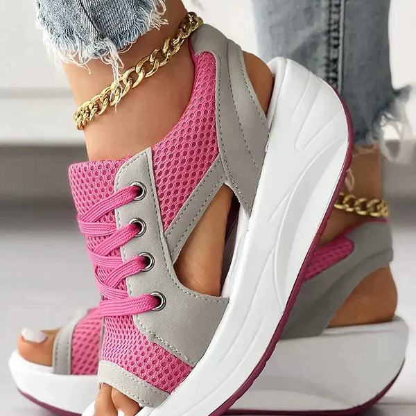 Mila™ Schnür-Muffin-Sandalen (50% RABATT)