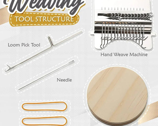 Mini-Webstuhlmaschine zum Sticken